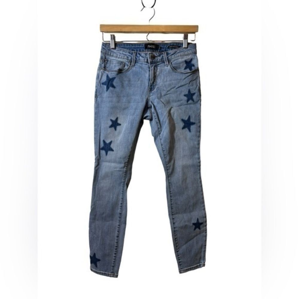 NANETTE LEPORE Hamilton skinny star jeans 6